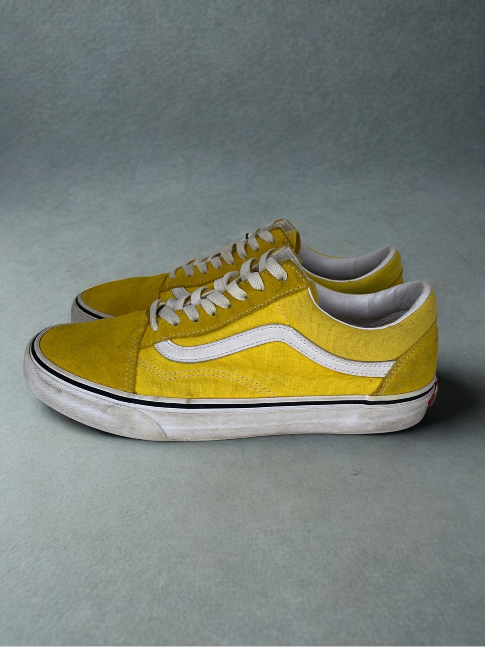 Vans Old Skool Yellow Low-Top Skate Sneakers